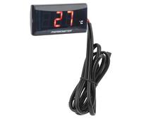 Jauge de Température d'eau de Moto, écran LCD 12V (Rétroéclairage rouge) | précise, fonction d\'avertissement de température, conception étanche, structure compacte, compatibilité universelle