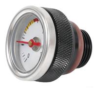 Jauge de température d'huile moteur pour moto avec corps en alliage d'aluminium et taille de filetage standard pour un suivi fiable de la chaleur de l'huile (noir M20 x 1,5)