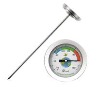 Jauge de température du sol - Thermomètre à compost | Thermomètre de sol de jardin de 7 pouces : jauge de température extérieure pour, sonde de lecture facile pour la plantation, Agricult
