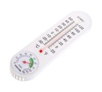 Jauge de température | Grand thermomètre vertical | Thermomètres muraux précis | Thermomètre de serre domestique mural | Jauge de température hygromètre pour patio, jardin ou