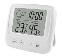 Jauge de température numérique, hygromètre numérique - Hygromètre d'ambiance de compteur d'humidité de température | Capteur de, icônes faciales faciles à lire pour serre, chambre à couche