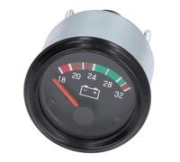Jauge de Tension 52 Mm, 24 V (18-32 V) Voltmètre Numérique LED étanche et Anti-poussière, Jauge de Tension Universelle pour Voiture, Bateau, Automobile