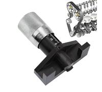 Jauge de tension de courroie - Outil automatique de 12 pouces | Compteur en acier au carbone - Appareil de diagnostic de précision pour mesurer et régler la tension de la courroie de came dans les véh