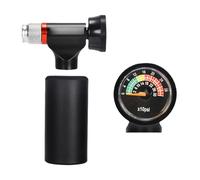 Jauge de tête de gonflage de CO2 pour vélo de montagne, pompage rapide, manchon d'isolation pour pompe à vélo, gonfleur de pneu de vélo CO2