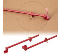 Jauge de traçage pour le travail du calcul, règle de recherche centrale, cercle de traçage en aluminium, boussole pour tourneurs de calcul, travail de tour de bols, 32cm 32cm