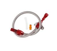 Jauge de Transmission Flexible en acier inoxydable, 530 Mm, Compatible avec GM TH-400 TH-350 Turbo SBC BBC 350 400(Red)