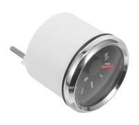 Jauge de Trim pour Bateau 0-190 Ohm Acier Inoxydable Noir | Indication Up-dn, 9-32 V, Verre Lisible, Montage Simple, pour Coque et Bateau