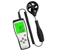 Jauge de vent numérique avec écran LCD 0,3-45 m/s pour CVC Utilisation extérieure Anémomètre portable Anémomètre Enquête sur le terrain Anémomètre