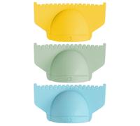 Jauge de verrouillage de bord, règle de couture, aiguille à tricoter, guide de marquage 3/4 mm, design en silicone flexible, pour mesure de matelassage, alignement des coutures incurvées, couture à la