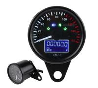 Jauge de vitesse de moto Indicateur LED Jauge de kilomètre, compteur de rotation imperméable | Affichage numérique, couteau de niveau d'huile, axomètre de motocycle