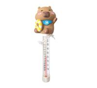 Jauge D'eau - Ligne D'attache Jaune En Forme D'animal De Dessin Animé, Gadgets Capybara Flottants Mignons, Moniteur D'eau, Capteur De Température De Piscine, Vérificateur | Instruments De Lecture Aqua