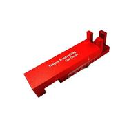Jauge d'écart de travail du bois, règle en alliage d'aluminium pour une mesure précise des articulations, mini tenon rouge