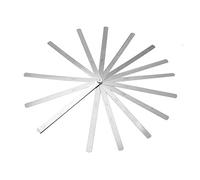Jauge d'écart Professionnelle 200 mm, Jeu d'étalons en Acier Inoxydable pour contrôle des soudures et Mesure de Jeu, Outil de précision Atelier et métrologie