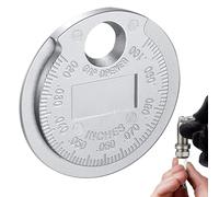 Jauge d'Écartement de Bougie d'Allumage - Outil de Réglage Métallique Portable pour Bougies,Testeur d'Accessoires Auto pour Moteur Tondeuse à Gazon et Équipement Agricole