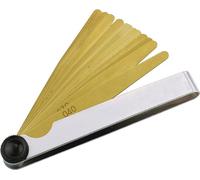 Jauge d'épaisseur 0,05-1,0 mm Laiton Longueur 100 mm Nombre de feuilles 20 pcs.