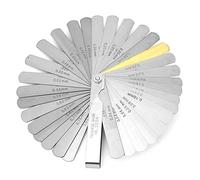 Jauge d'épaisseur 32 bandes |Outil de mesure précis du jeu de 0,04 à 0,88 mm |Jauge d'épaisseur en acier inoxydable pour automobile/moteur/machines |Outil d'étalonnage expert