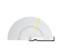 Jauge d'épaisseur,32 Lames En Acier Inoxydable Calibre pour Guitare Outil de Mesure pour l'écart Entre les Tailles en Largeur/épaisseur et Les Dimensions Métriques et Impériales