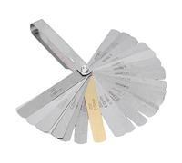 Jauge d'épaisseur 32 pièces |Outil de mesure du jeu en acier inoxydable de 0,04 à 0,88 mm |Double marquage métrique/impérial pour mécaniciens/ingénieurs/bricolage |Instrument