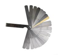 Jauge d'épaisseur à 32 lames avec SAE et unités métriques pour une mesure précise des dégagements du moteur et des machines