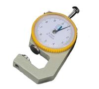 Jauge d'épaisseur à affichage numérique de type à Instrument de mesure d'épaisseur à tête plate, pointe pointue, jauge courbe, outil cadran métallique, pied coulisse(30mm Bent tip)