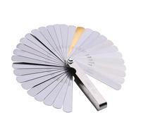 Jauge d'épaisseur combinée 32 pièces, portable, diverses spécifications, arc, acier inoxydable, jauge, d'écart, télémètre