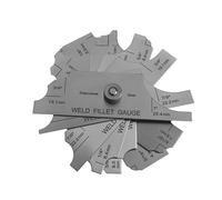 Jauge d'épaisseur conique, Jauge de soudage en acier inoxydable avec jauges d'épaisseur for un angle 60 à 90 degrés et une inspection des soudures(MG11)