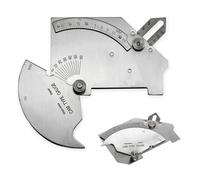 Jauge d'épaisseur conique, Jauge de soudage en acier inoxydable avec jauges d'épaisseur for un angle 60 à 90 degrés et une inspection des soudures(Bridge CAM)