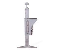 Jauge d'épaisseur conique, Jauge de soudage en acier inoxydable avec jauges d'épaisseur for un angle 60 à 90 degrés et une inspection des soudures(Big HILO)