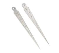 Jauge d'épaisseur conique, Jauge de soudage en acier inoxydable avec jauges d'épaisseur for un angle 60 à 90 degrés et une inspection des soudures(M115mm)