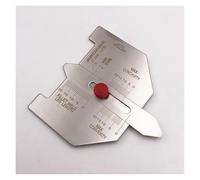 Jauge d'épaisseur conique, Jauge de soudage en acier inoxydable avec jauges d'épaisseur for un angle 60 à 90 degrés et une inspection des soudures(Butt weld)