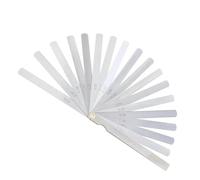 Jauge d'épaisseur conique, Jeu de jauges d'épaisseur métriques et pouces 17, 32 pièces, plusieurs épaisseurs(150A17)