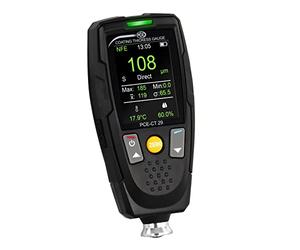 Jauge d'épaisseur de couche de revêtement PCE-CT 29 avec une plage de mesure de 0 à 2000 µm Fonction statistique/alarme de valeur limite/mesure de la température et de l'humidité