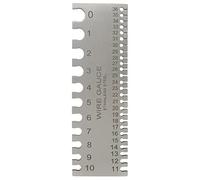 Jauge d'épaisseur de fil d'acier inoxydable/feuille métallique Jauge d'épaisseur de soudage Outil d'inspection de taille Jauges d'épaisseur Jauge en métal