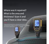 Jauge d'épaisseur de film de peinture automobile avec mode fer et aluminium pour une inspection efficace du revêtement de surface (modèle standard)