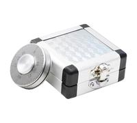 WUCIOA Jauge d'épaisseur de Film Humide, jauge de Film Humide de Type Roue avec boîte de Rangement, Haute précision de Mesure, échelle Transparente, Outil de Mesure en Acier Inoxydable(50um)