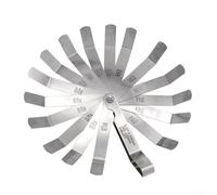 Jauge d'épaisseur de moto pour réglage du moteur, outil de mesure en acier inoxydable 0 127 0 508 mm