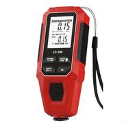 Jauge d'épaisseur de revêtement avec lecture numérique de plage de 0 à 2000 um, fonctionnalité statistique et double mode de mesure pour les tâches (rouge)