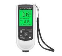 Jauge d'épaisseur de revêtement compteur peinture voiture rétro-éclairage numérique LCD 0-2000um Film galvanoplastie métal, Unité Logique(blanc)