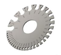 Jauge d'épaisseur de soudure précise et jauge de fil pour mesure de tôle métallique, double échelle avec lisibilité claire pour de multiples applications (A)