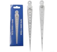 Jauge d'épaisseur en acier inoxydable de 1 à 15 mm pour une mesure précise des ouvertures, des petits trous et des fentes (2 mm)