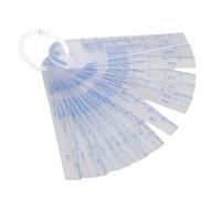 Jauge d'Épaisseur en Plastique 20 Feuilles 0,05-2mm, ABS, Metric - Mesure Précise, Large Gamme, Idéal Automobiles et Électronique