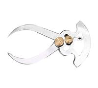 Jauge d'épaisseur, Étriers de tournage en acier inoxydable à cuve double pour mesure de diamètre externe interne sur bois