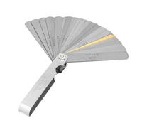 Jauge d'épaisseur Jauge d'épaisseur universelle, 32 lames, en acier inoxydable, for mesurer l'épaisseur des travaux manuels