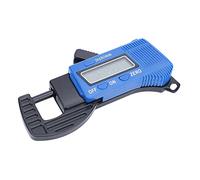 Jauge d'Épaisseur Numérique Plastique 0-25 mm LCD Conversion MM Pouces - Grande Précision, Écran Lisible, Usage Papier Cuir Bois