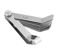 Jauge d'épaisseur, outil d'inspection de soudage de règle de jauge d'épaisseur courbe en acier inoxydable 0,05-1,00 mm règle de mesure Outil de mesure de palpeur