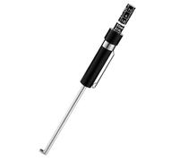 Jauge d'Épaisseur Plaquette de Frein, 15,5x1,3cm Mesure Frein Langue avec Échelle Testeur de Plaquettes de Frein de Voiture pour la Mesure des Plaquettes de Frein Internes et Externes(Noir)