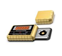 Jauge d'équilibre phonographe doré portable avec précision de 0,005 g et arrêt automatique pour installation de bras de lecture, stylets à cartouche, jauge de force
