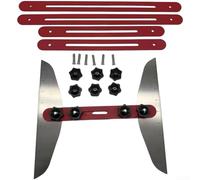 Jauge d'escalier avec tailles de gabarit interchangeables prenant en charge les exigences courantes du code des bâtiments résidentiels pour la cohérence de la bande de roulement (A)