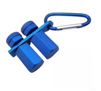 Jauge d'escalier carrée accessoire pour mise en page de chevalet - Alliage d'aluminium hexagonal plat Bleu 41 mm