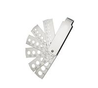 Jauge d'éventail robuste en acier inoxydable haute performance pour mesurer les pierres précieuses dans les studios de bijoux et les ateliers - Utilisation de diamants